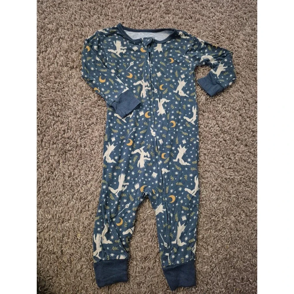 Where the wild things are bamboo gerber sleeper size 12 months